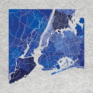 New York City Map T-Shirt